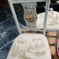 Coppia sedie vintage
