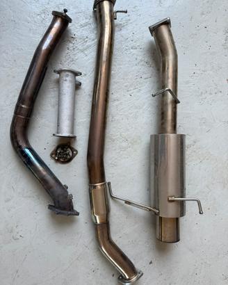 Scarico completo nissan skyline r33