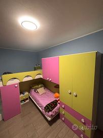 Cameretta bambini a letto a castello