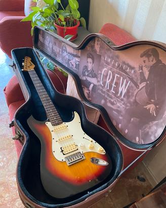 Chitarra elettrica e custodia rigida peavey