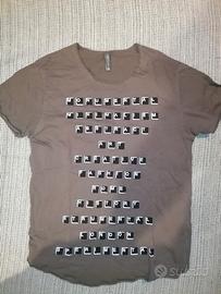 T-shirt Keyboard lettering" - Taglia M uomo