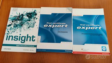 3 libri di esercizi in inglese l- Oxford e Pearson