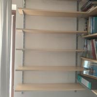 Scaffale  libreria cremagliera a parete