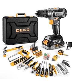 Valigetta Attrezzi 186pz Trapano 20V