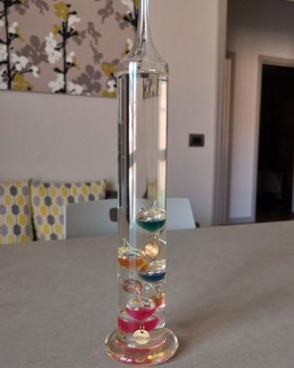 Termometro Galileiano in vetro da 35 cm