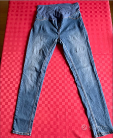 Pantalone Jeans chiaro gravidanza
