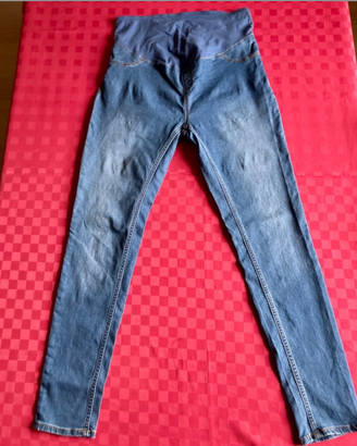 Pantalone Jeans chiaro gravidanza
