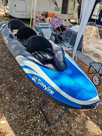 Kayak gonfiabile Sevylor Hudson 3 posti nuovo