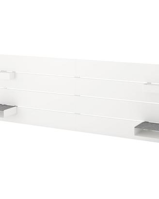 testiera letto matrimoniale Ikea nordli bianca