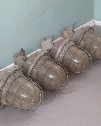 LAMPADA INDUSTRIALE ORIGINALE LOFT DA FABBRICA