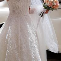 Splendido Abito da Sposa Regale! "Diletta 2 in 1".