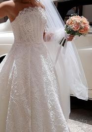 Splendido Abito da Sposa Regale! "Diletta 2 in 1".