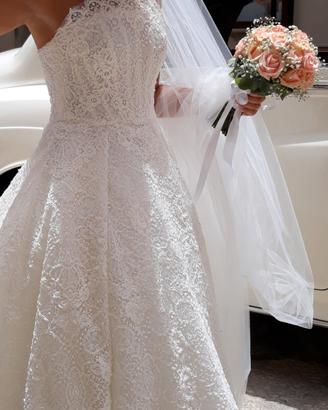 Splendido Abito da Sposa Regale! "Diletta 2 in 1".