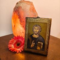 Icona sacra Cristo Pantocratore.