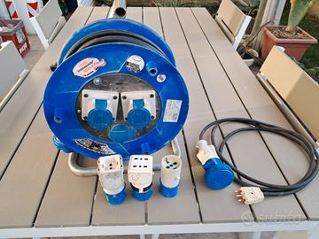 prolunga con avvolgicavo 