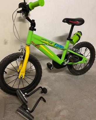 Bicicletta bimbo con rotelle