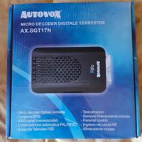 Decoder Digitale Terrestre Micro Autovox AX.SGT17N
