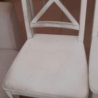 4 sedie legno massiccio