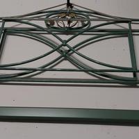 Letto in ferro e ottone.