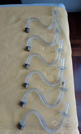 Bracci in vetro di Murano per ricambio Lampadari 