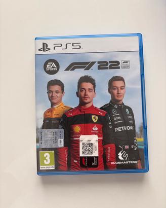 Gioco per ps5 f1 22