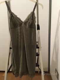 Babydoll "Goldenpoint"verde salvia viscosa a coste