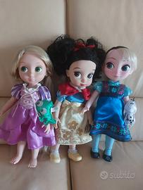 Bambole disney: Biancaneve, Rapunzel, Frozen