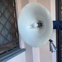 Lampadario in acciaio inox