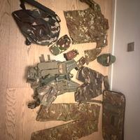 Set completo abbigliamento mimetico softair