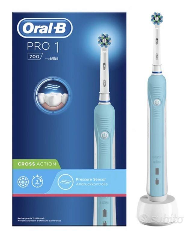 Braun oral-b oxyjet idropulsore + spazzolino elettrico pro1 + 2 testine