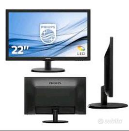 Monitor Philips 223V5L + base telescopica girev.