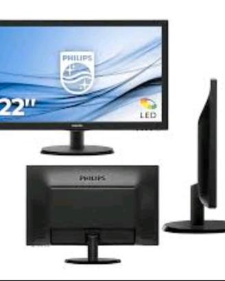 Monitor Philips 223V5L + base telescopica girev.