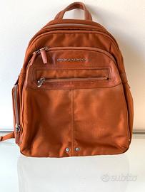 Zaino Piquadro in pelle e tessuto