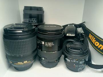 Nikon D3100 + obiettivi