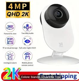2K 4MP Telecamera di sicurezza per la casa, 1-Pack