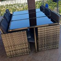 Tavolo da Esterno in Rattan