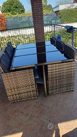 Tavolo da Esterno in Rattan