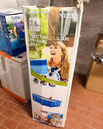 PISCINA INTEX + POMPA BESTWAY + ACCESSORI ecc…