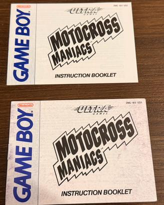 Game Boy libretto Motocross