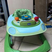 Girello chicco con giochi sensori regolabile