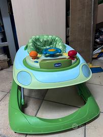 Girello chicco con giochi sensori regolabile