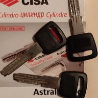 Cilindro europeo Cisa Astral per porta blindata