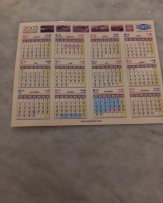 calendario 2003 Zamil Steel