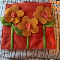 set 2 attaccapanni in tessuto