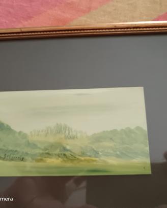 Quadro con paesaggio cm 28 x 22