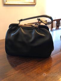 Borsa vintage pelle nera
