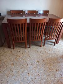 Tavolo  sedie Tavolo (Presotto) - cm 160x85 allung