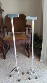 Bastone quadripode da passeggio in alluminio