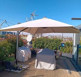 Ombrellone da giardino 3x3