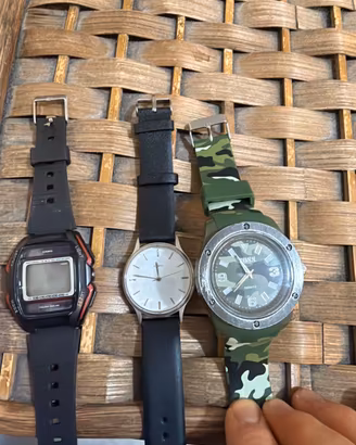 Lotto 3 Orologi Vintage Uomo